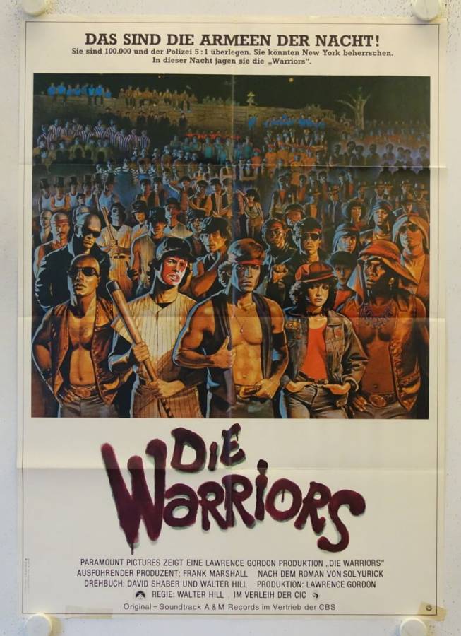Die Warriors originales deutsches Filmplakat